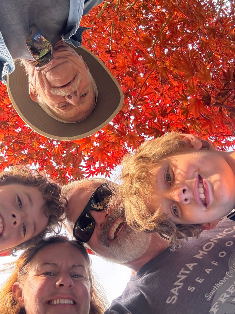 Dan with his family